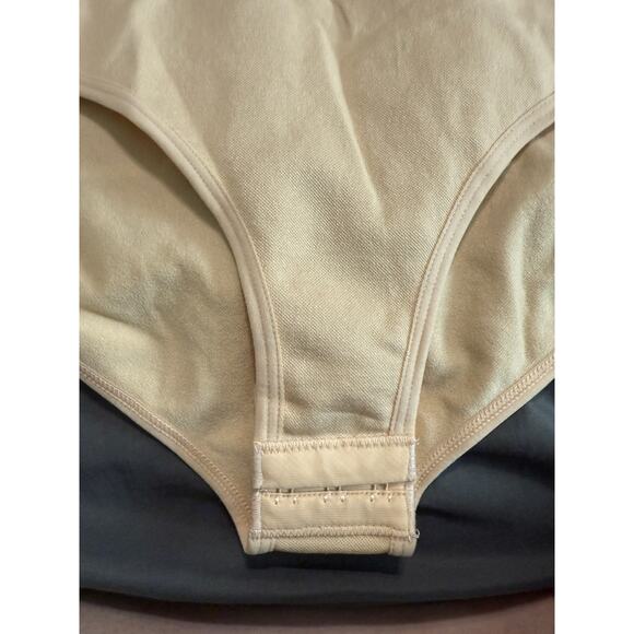 NWT Empetua XXXL Nude OPEN BUST BRIEF BODYSUIT Shapewear Adjustable Straps - Picture 6 of 9